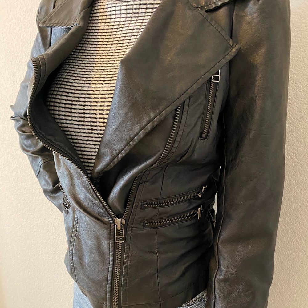 Buffalo David Bitton faux leather jacket xs